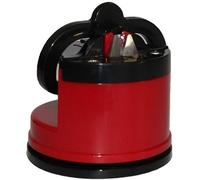 Générique Domestico Cucina Fine Ferro Affilatrice Rettifica Strumenti Vuoto Ventose Whetstone Anti-Slip Strumento Rosso Dente Ferro Scatola Di Colore