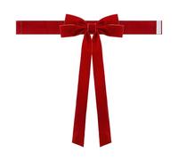 Générique Drape Tiebacks - Red Bow Holdbacks | Window Drapery with Decorative Function, Curtain Straps with Stylish Accent for Home, Kitchen, Bedroom, Party Celebration, Drapery Holdbacks