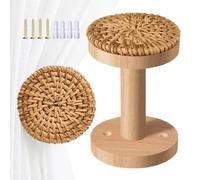 Générique Drapery Holdbacks - Drape Hooks Wall Mount with Screws | 2 Pezzi Curtains Holdbacks | Boho Wall Mounted Drape Hooks for Home Living Room Dining Room Cafe Bathroom Balcony Office Hotel