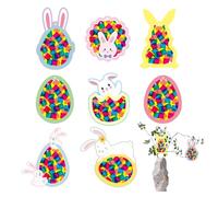 Générique Drawing Paper - Paper Ornament Art Set | Portable Activity Crafts | Kit Per Il Tempo Libero Creativo Decorazioni Per La Casa Finestra Compleanno Scuola Attività All'aperto