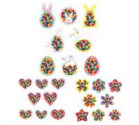 Générique Drawing Paper - Paper Ornament Art Set | Portable Activity Crafts | Kit Per Il Tempo Libero Creativo Decorazioni Per La Casa Finestra Compleanno Scuola Attività All'aperto