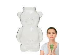 Générique Drinking Cup - Glass, 5,51 x 3,27 x 1,57 in bicchieri Cute Bear Shape | Ergonomic Juice Bottle Fun Design, Bear Drinking Cups For Kids, Home Office, Gift