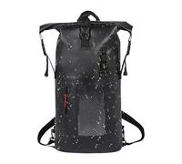 Générique Dry Bag Backpack, impermeabile 30L Storage Pack, grande capacità portatile Gear, 11,02 x 6,3 x 25,98 pollici per Swimming, Kayaking, Camping, Boating, Beach, Travel Use, Nero , Se référer au