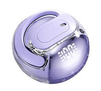 Générique Ear-Hook Headphones, Wireless Open-Ear Headset, Cuffie audio compatte con supporto assistente vocale, Type-C Charging for Daily Listening, Commuting Or Casual Entertainment Use, Viola