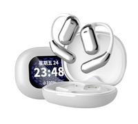 Générique Earbuds Open Ear Running with Intelligent Touch Control, Adoable Wireless Earbud, Waterproof Sport Earphones for Fitness, Jogging, Palestra, Outdoor Workouts, Daily Use, Silver, Black