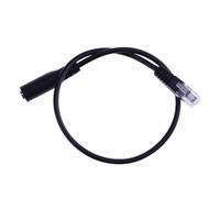 Générique Earphone Converter | adattatore RJ9 to 3,5 mm - 3,5 mm Microfono Conversione Cable with Round Head and Crystal Head Interface Compatible with Telephone and Computer