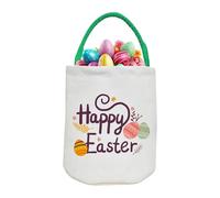 Générique Easter Bunny Basket Bags, Large Capacity Kids Candy Container Bag, 9.06 x 14.96 in Easter Supplies Canvas Storage Pouch, Autentico e spazioso per Eggs, Candy, Toys, C, Se référer au