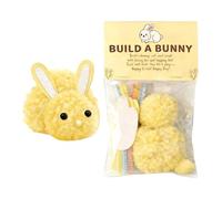 Générique Easter Bunny Craft | Easy DIY Rabbit Plush Decorations |Craft for Kids Make You Own Rabbit Foam Stickers Build A Bunny Easter -ft Kit | for Party Favors Classroom Rewards Boys Girls School