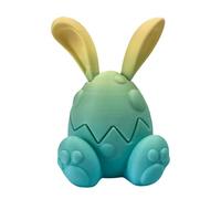Générique Easter Bunny Decorations, 3D Printed Rabbit Decor, Easter Toy, Festive Spring Ornament, Cute Bunny and Egg Set, Home Living Room Bedroom Display, 3,46 x 2,56 x 2,24 pollici