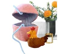 Générique Easter Felted Eggs, adorabili ornamenti a di albero 'albero 'albero di neve, Reusable Funny Basket Stuffer, Felt Spring Party Crafts for Home, Studio and Ristoranti