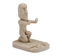 Générique Easter Island Phone Stand, Resin Phone Stand, Heads Statue Resin Phone Stand, Funny Smartphone Holder, Carino Figurine Decor, Resin Easter Island Phone Stand for Cellulari and Tablet