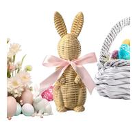 Générique Easter Rabbit Decor - Statuetta a forma di coniglietto Handcrafted | Home Decorative Accessories for Table Centerpiece, Mantel, Desktop, Tabletop, Indoor, Garden, Holiday, Car