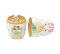 Générique Easter Russian Nesting Dolls - Multicolor, Wooden Nested Easter Bunny, 5 pezzi Stacking Set, Rabbit Family Dolls, Hand-Painted Spring Decor | bambini, ragazzi, ragazze, casa, Living Room