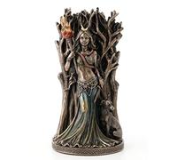 Générique Ecate Statua della Dea Greca della Luna Nuova con Torcia, Serpente e Cane