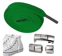Générique Elastici Senza | Elastici Uomini Donne - Per Scarpe Da Skate, Tennis E Città, verde, Se référer au descriptif