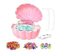 Générique Electric Bead Spinner, Electric Shell Shape Spinner, Adjustable Beading Machine, USB Charging Automatic Jewelry Maker, Ideal for Crafting Necklace Weaving