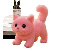 Générique Electric Cat Plush Toy - 19 x 11 x 17 cm Realistic Interactive Plush, Soft Cute Stuffed Animal, Fun Play Accessory for Kids Home, Uffizi Girls Boys Daughter Son Valentine Uses