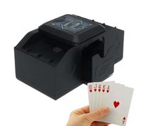 Générique Electric Poker Shuffler, Automatic Card Shuffler, Poker Shuffling Machine, Battery-Operated Mixer, 7,87 x 3,74 x 3,74 pollici, Quiet Scrambler for Home Games