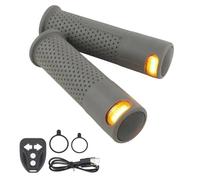 Générique Electric Scooter Turn Signals - 5,27 x 1,61 pollici E Scooter Handlebar Turn Light | Remote Control LED Warning Lights For Road Mountain Bike Night Riding Commuting Travel Daily Parking Lot