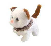 Générique Electronic Cat Stuffed Animal, Realistic Kitten Toy, Soft Electronic Cat for Kids, Battery-Powered Cat Plush, Plush Cat Toy, Realistic Cat 7,87 x 3,54 x 5,91 inch for Children