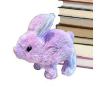 Générique Electronic Pet Plush Bunny Toy - 18 x 17 x 8 cm lungo serving Pet Walking Bunny Doll, squisitely Crafted Realistic Stuffed Animal Walking Rabbit Toy for Girls, Boys, Family, Friends