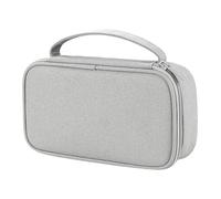 Générique Electronics Organizer, Travel Cable Storage Case, Compact Waterproof Double Layer, Charger Cord Pouch for Business, Outdoor and Everyday Use, 7,8 x 4,7 x 2,1 pollici, grigio, Se référer au
