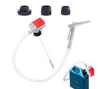 Générique Elettrico Liquid Pump - Sifone ad alta flusso con auto Shutoff for and Water Transfer, 3,2 gpm Pump with 3 Connectors and Hose for Automotive Construction Farm Tanks, Easy Use