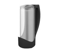 Générique Energy Drink Holder, Slim Can Holder with Handle, Easy to Carry Container, 5,91 x 1,97 x 3,94 pollici Stylish Party Supply, Reusable Beer Grip for Men, Women, Boys, Girls, Teens, Nero , Se