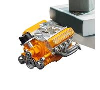 Générique Engine Model, Engines Miniature, Creative Resin Craft Ornament, Detailed Desk Display, Ideal for Home, Garage, Birthday, Istruzione, Classroom, Workshop, Collector, Workplace