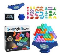 Générique Equilibrio impilamento Gioco - Piatti Di Stacking Esagonale, Giocattoli Educativi per E Adulti, Divertimento Educativo E Divertimento Per Li, Giochi Di Società per La Famiglia,