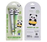 Générique Erasable Gel Pens, Ergonomic Gel Pens, Comfortable Grip for Writing Tools, 2 pezzi Set with Comfortable Grip, Kids School Accessories, Notebook Diary Pen for Office & Scrapbook Use