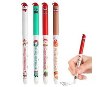 Générique Erasable Pens, Note Taking Pens, 4 pezzi Christmas Writing Tool for Students Teachers Planners Office Busy Professionals Scrapbookers Writers Classroom Sketching Journaling