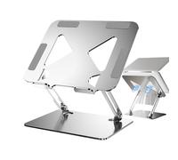 Générique Ergonomic Computer Stand, Adjustable Laptop Holder Riser, Multifunctional Computer Notebook Standing Holder, Desk Laptop Stand for Studying, 10,43 x 8,86 x 1,18 pollici,