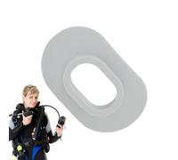 Générique Erogatore per Immersione,Punta per Immersione,Manicotto di protezione per labbra in silicone flessibile - Attrezzatura per immersioni, respiratorio per la profondità, apnea