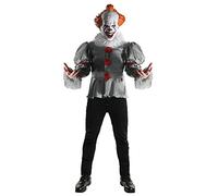generique ES Men's Costume Pennywise Clown 3 Pezzi Stephen Kings IT
