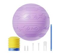 Générique Esercise Yoga Ball, Anti-Burst Stability Sphere, 65 cm/25.59 in Non-Slip Core Trainer, Thickened Balance Support, Home Gym Strengthening Tool Grey, Stretching Fitness Rehabilitation