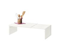 Générique Espandibile Shelf for Cabinet, Space-Saving Stackable Layered Organizer, 500 g Non-Slip Heavy-Duty Kitchen Storage Rack for Pantry, Cupboard and Under-Sink Organization