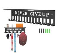 Générique Espositore per Appendiabiti da, 30 x 8 x 6,5 cm, Non abbandonare Il Display di Supporto per mensola Trofeo | Supporto per premi, espositore per trofei, con Ganci per Porta a Parete