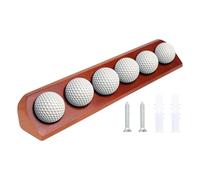 Générique Espositore per palline da golf | Piano in legno per collezione di palline,Supporto di immagazzinaggio per club, decorazione da parete, soggiorno, ufficio, organizzazione