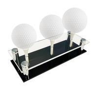 Générique Espositore per palline da golf | Supporto in stile prato con tee e basamento,Espositore da collezione per ufficio camera da letto soggiorno