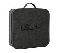 Générique EV Charger Storage Bag - 14.57 inch Cable Organizer for Travel | Felt Durale Weatherproof - Keeps Charging Cables Accessories Tidy Secure in Car Trunk for Road Trips and Daily Use
