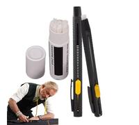 Générique Fabric Markers for Sewing - 5,24 x 0,39 x 0,79 pollici, 2 pezzi Disappearing Ink Pen| Water Soluble Marking Pencil, with Replaceable Refills, for Crafters Hobbyists Sewists Designers