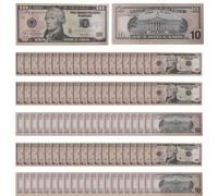 Générique Fake Money Prop, Realistic Movie Prop Dollars, Pretend Play Toy, Teaching and Games, Educational Simulation Bills Set for Boys, Girls, Teens, Giovani, Donne, Men, Filming Use