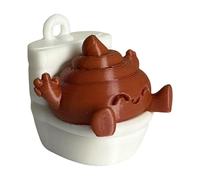 Générique Fake Poo, Poop Toy Figures, Realistic 3D Printing, Sturdy Prank Ornament, Ideal for Birthday Parties, Christmas, Home, Workplace, Cabinet Decoration, 1,3 x 1,38 x 1,26 pollici