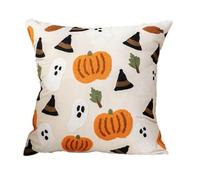 Générique Fall Pumpkin Throw Pillow Case | 17 x 17 pollici Decorative Cushion Cover with Zucca Pattern | Ideal for Cozy Autumn Decor and Festive Home Accents | Stylish Pillow Cover for Living Spaces