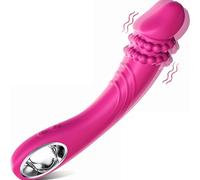 Générique Falli Con Vibratore Realistico, Giocattoli Sessuali Per Donne, Riscaldanti E Vibranti, Con Ventosa E Pene, Con 9 Vibrazioni E 3 Modalità Telescopiche E Oscillanti,C
