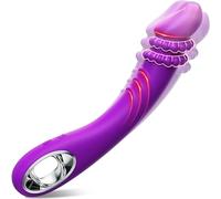 Générique Falli Con Vibratore Realistico, Giocattoli Sessuali Per Donne, Riscaldanti E Vibranti, Con Ventosa E Pene, Con 9 Vibrazioni E 3 Modalità Telescopiche E Oscillanti,A