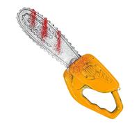 Générique Falsa motosega - Prop Chainsaw | Giocattolo di Halloween in false motoseghe arrugginite e sanguinanti, accessorio per costume leggero per spettacoli sul palco, cosplay, decorazione del