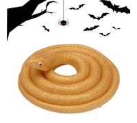 Générique falsi, serpente di simulazione da 31,5 pollici - per serpente da giardino per allontanare gli uccelli, ripieni di pesce di aprile e decorazione di Halloween