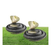 Générique Falso serpente giocattolo ripieno - 2 pezzi statua animale scherzo bufala,giocattoli serpente in per giardino, casa, aula di compleanno, festa dei ragazzi e ragazze adolescenti